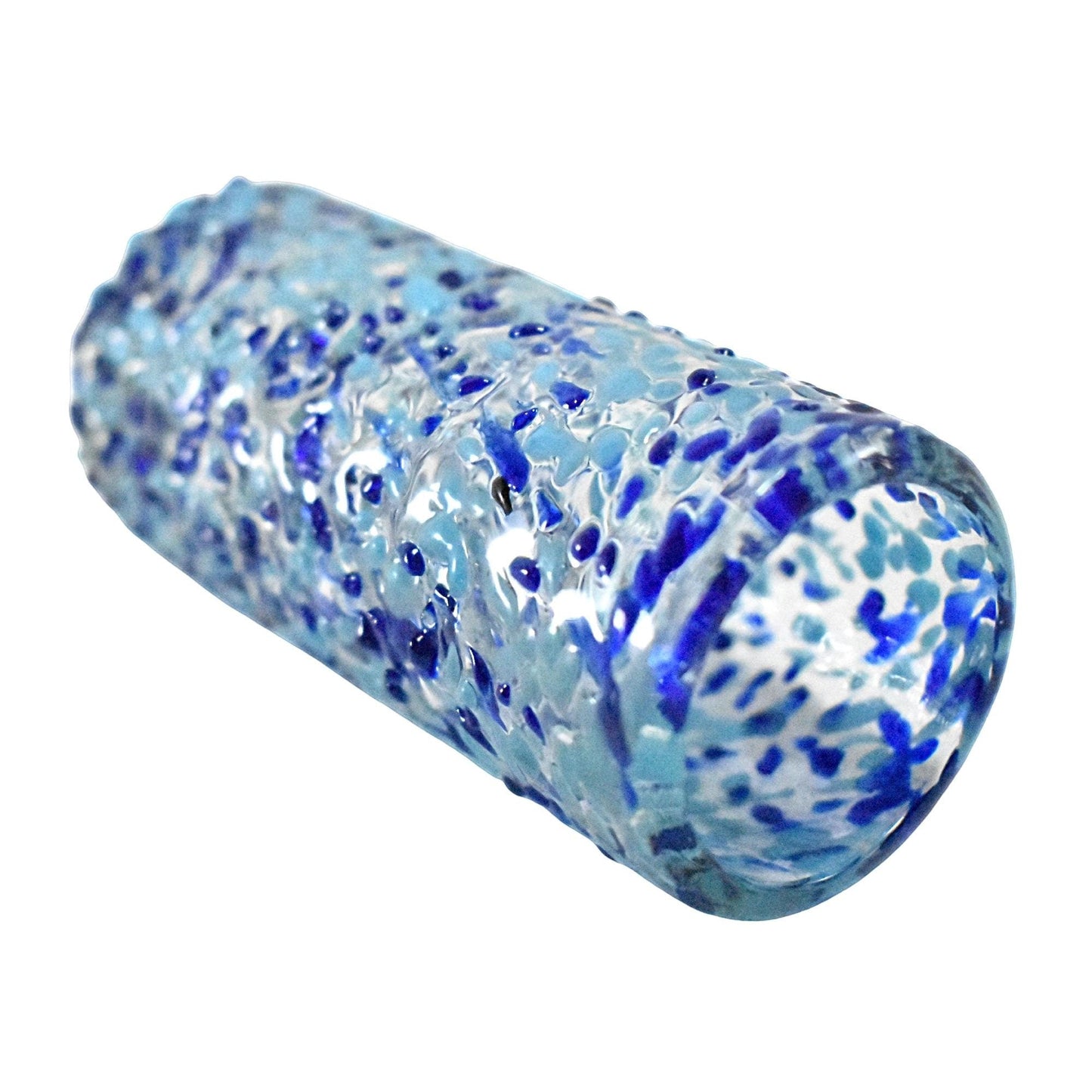 Vasos Tequileros Caballitos de Vidrio Soplado | Set de 6 Piezas | (Granizado Cielo, 2 Oz.) - MAREY -