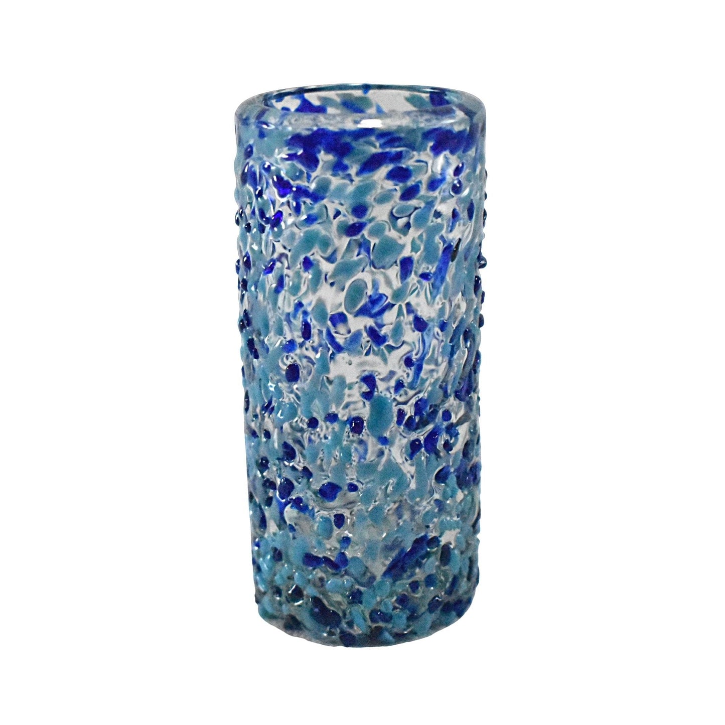 Vasos Tequileros Caballitos de Vidrio Soplado | Set de 6 Piezas | (Granizado Cielo, 2 Oz.) - MAREY -