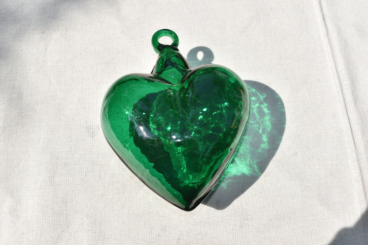 Corazones de Vidrio Soplado | Decoración | Hecho en México | (Colores, 5 - 30 cm.) - MAREY - 