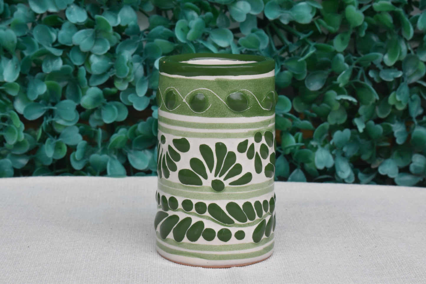 Vasos Tequileros | Cerámica de Talavera | 100% Artesanal | (Personalizable, 2 Oz.) - MAREY - Vaso Tequilero