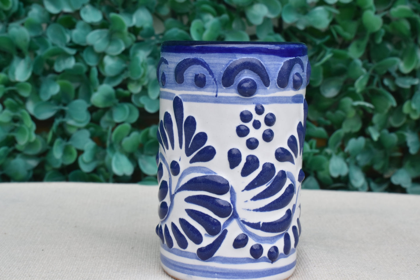 Vasos Tequileros | Cerámica de Talavera | 100% Artesanal | (Personalizable, 2 Oz.) - MAREY - Vaso Tequilero