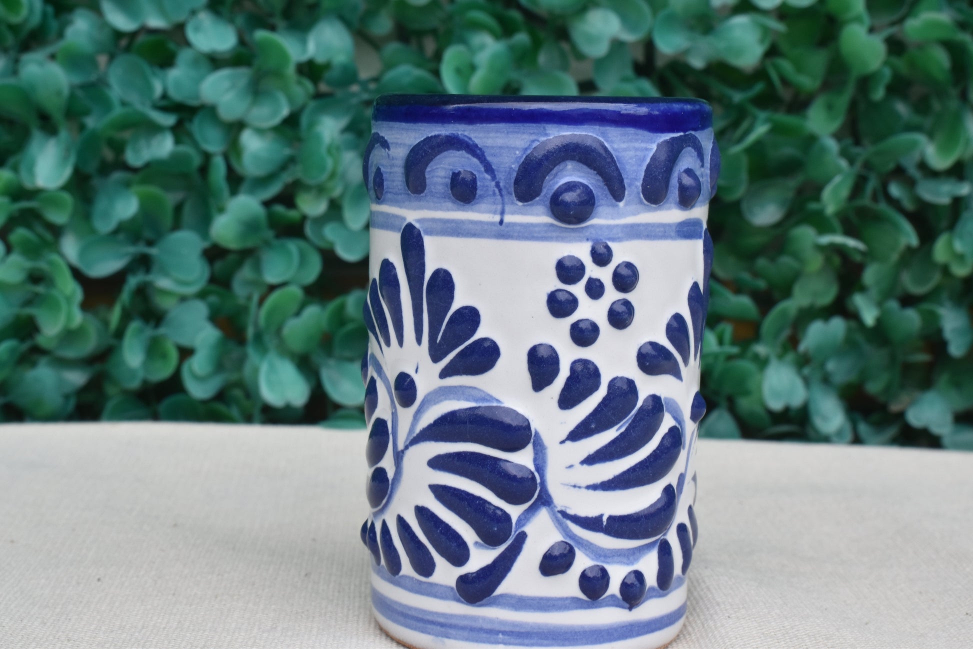 Vasos Tequileros | Cerámica de Talavera | 100% Artesanal | (Personalizable, 2 Oz.) - MAREY - Vaso Tequilero