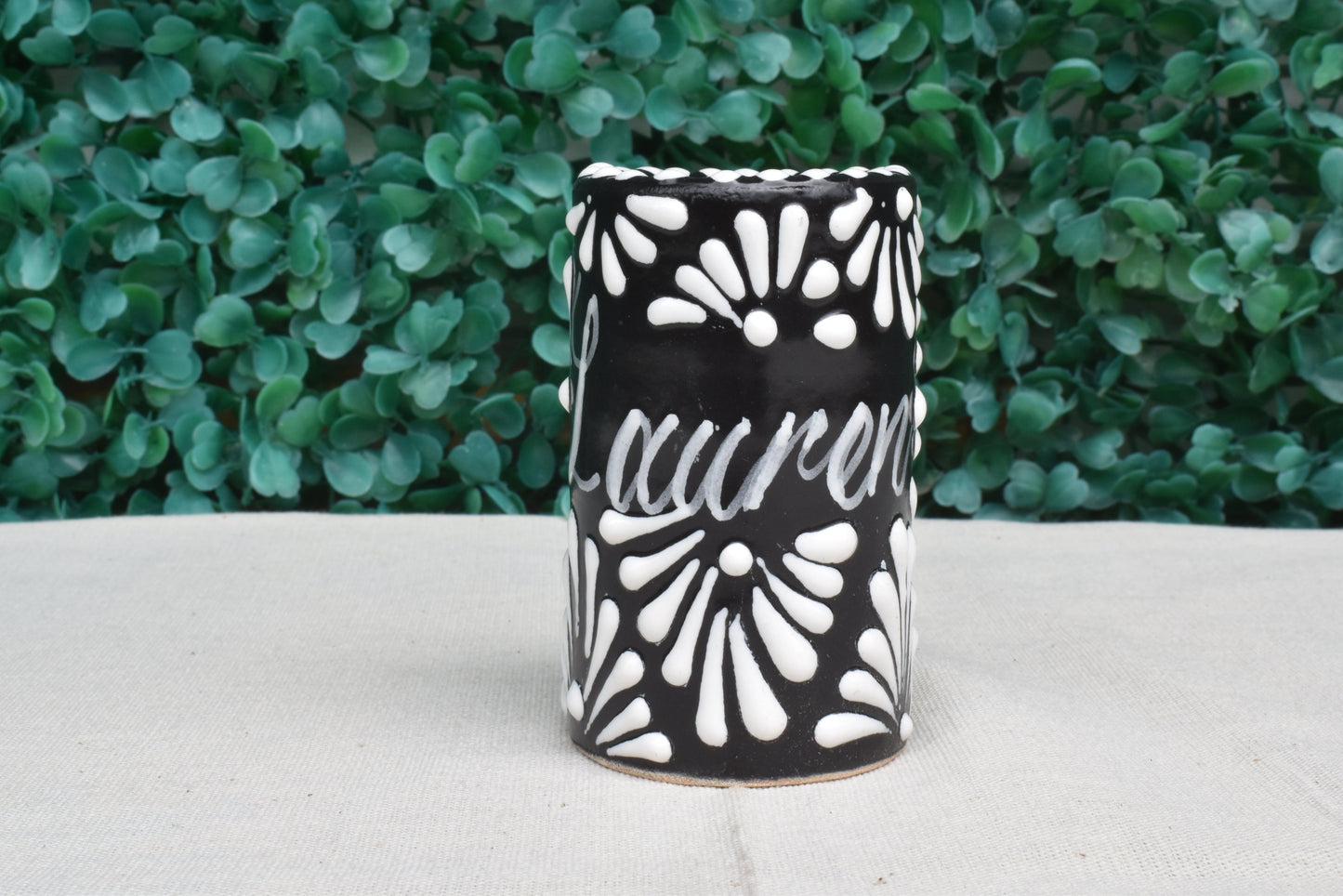 Vasos Tequileros | Cerámica de Talavera | 100% Artesanal | (Personalizable, 2 Oz.) - MAREY - Vaso Tequilero