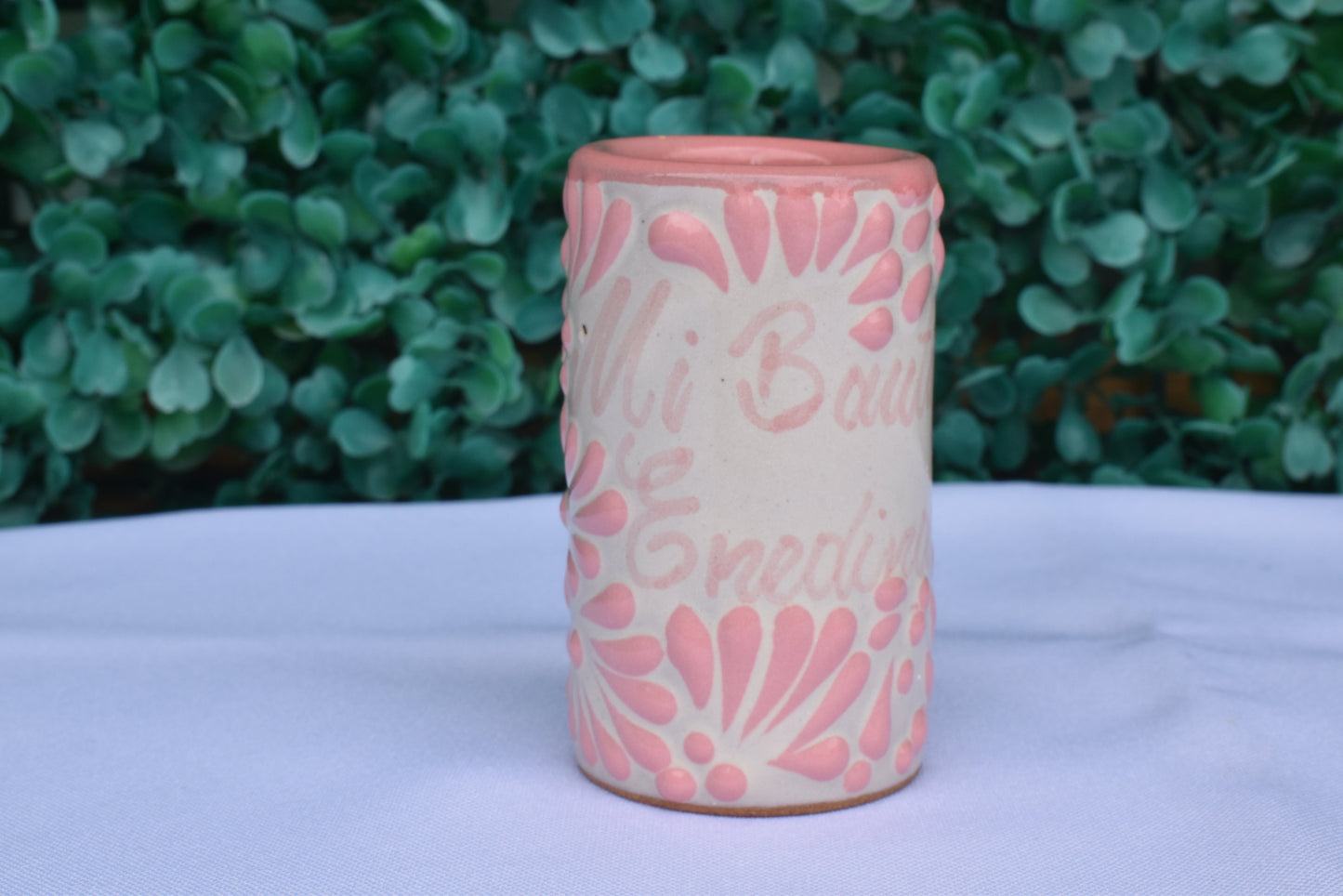 Vasos Tequileros | Cerámica de Talavera | 100% Artesanal | (Personalizable, 2 Oz.) - MAREY - Vaso Tequilero