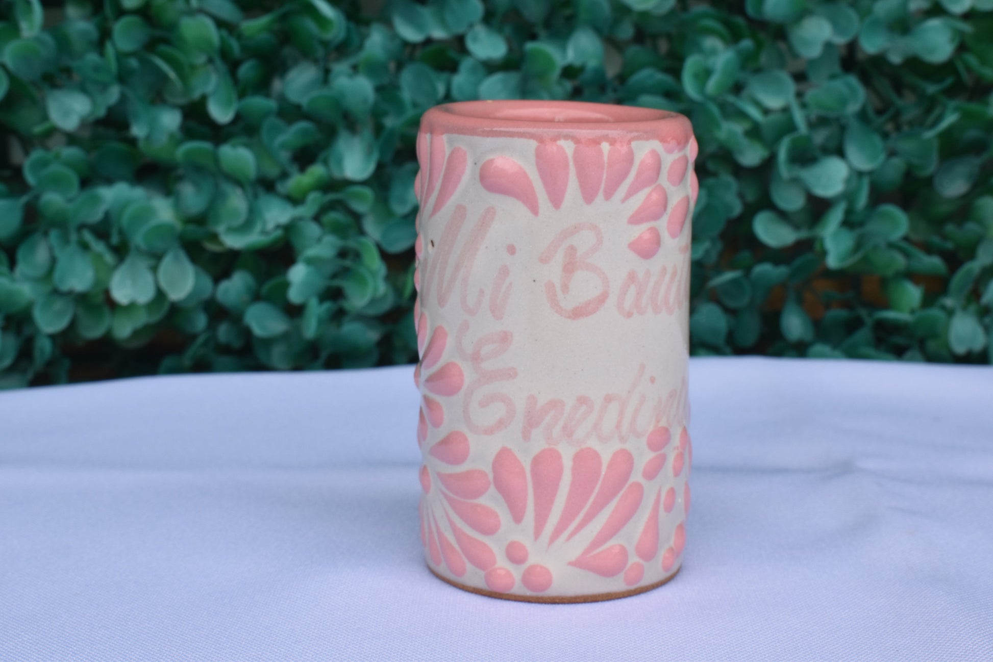 Vasos Tequileros | Cerámica de Talavera | 100% Artesanal | (Personalizable, 2 Oz.) - MAREY - Vaso Tequilero