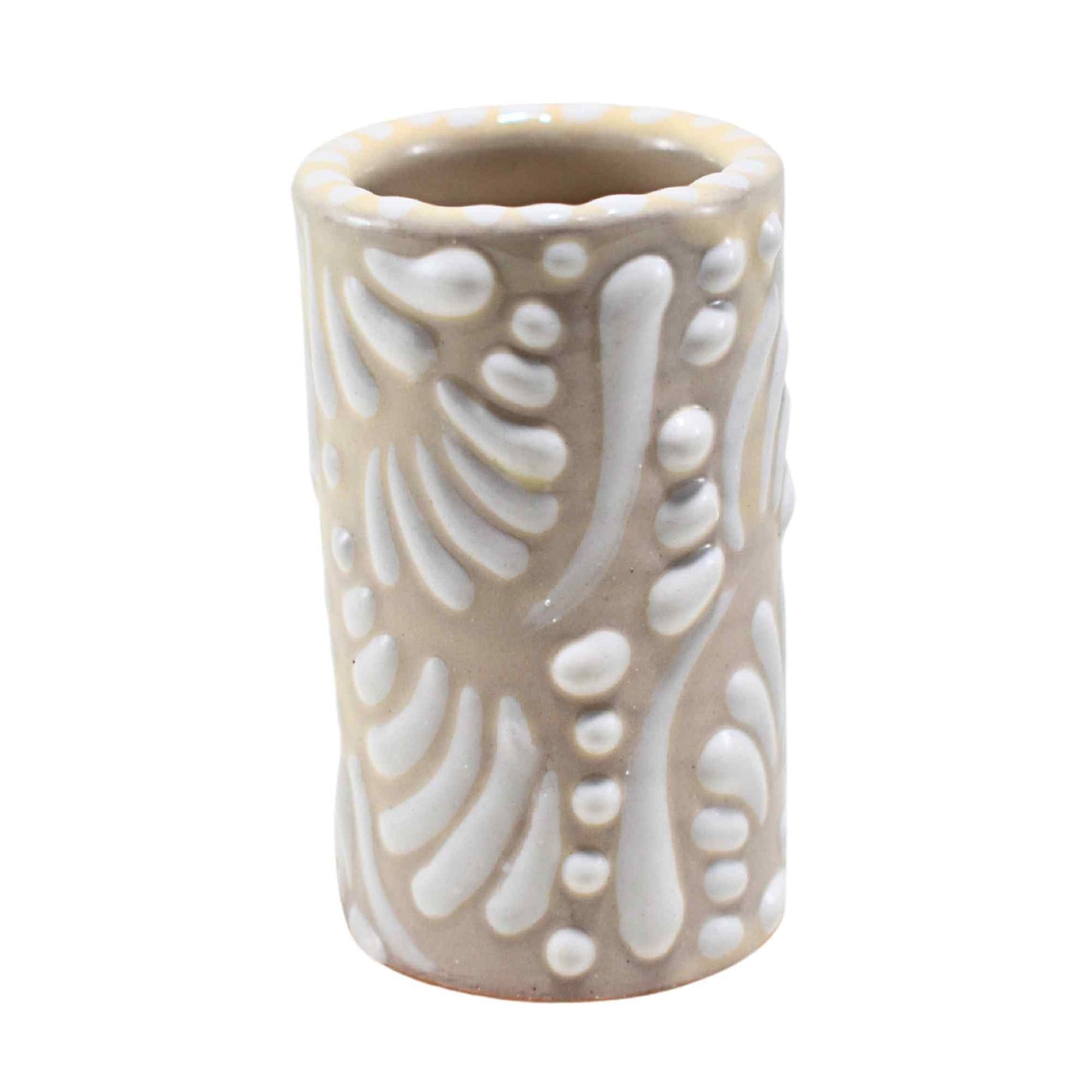 Vasos Tequileros | Cerámica de Talavera | (Moka, 2 Oz.) - MAREY - Vaso Tequilero