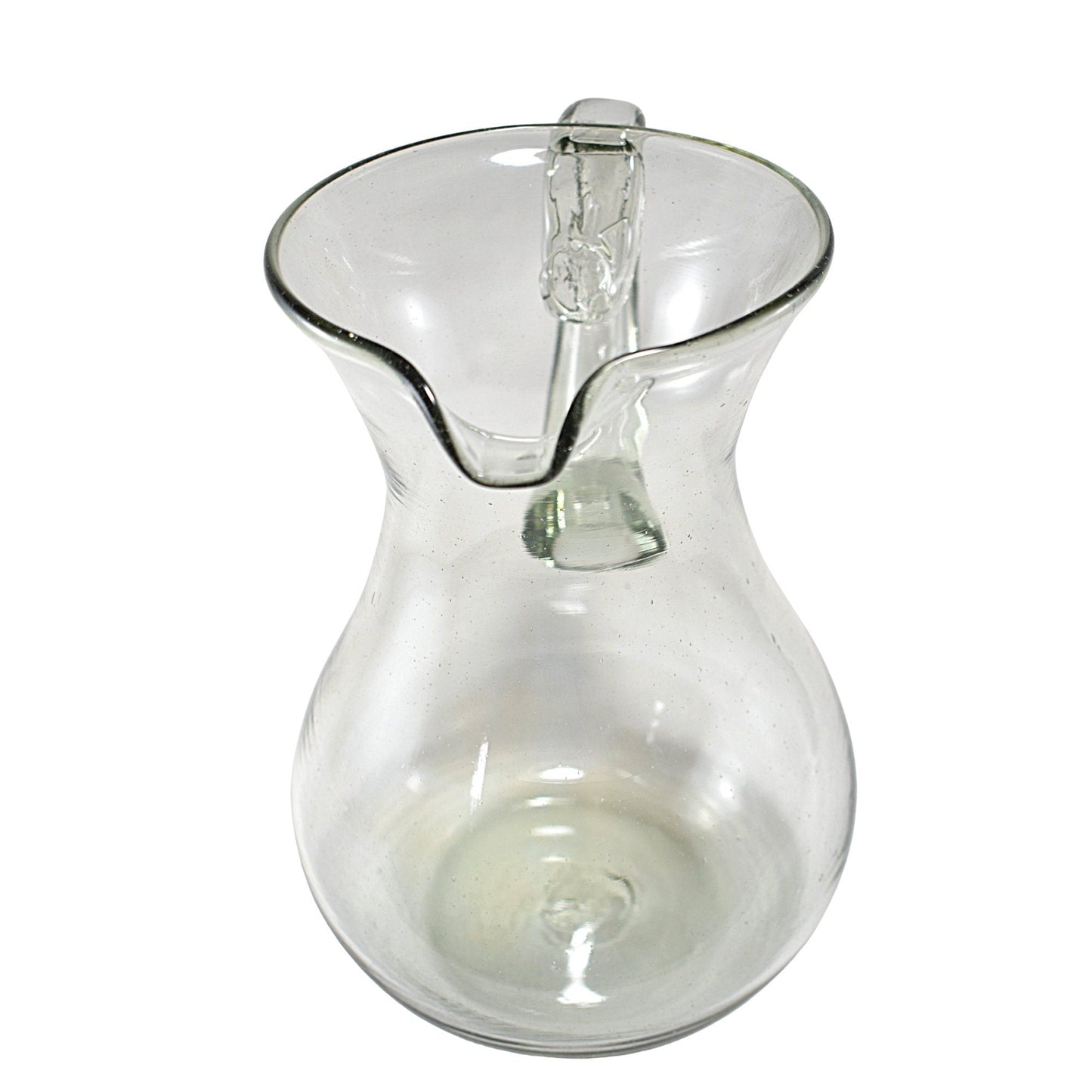 Jarra Pera para Agua de Vidrio Soplado Artesanalmente En México (Natural, 2 Litros) - MAREY -