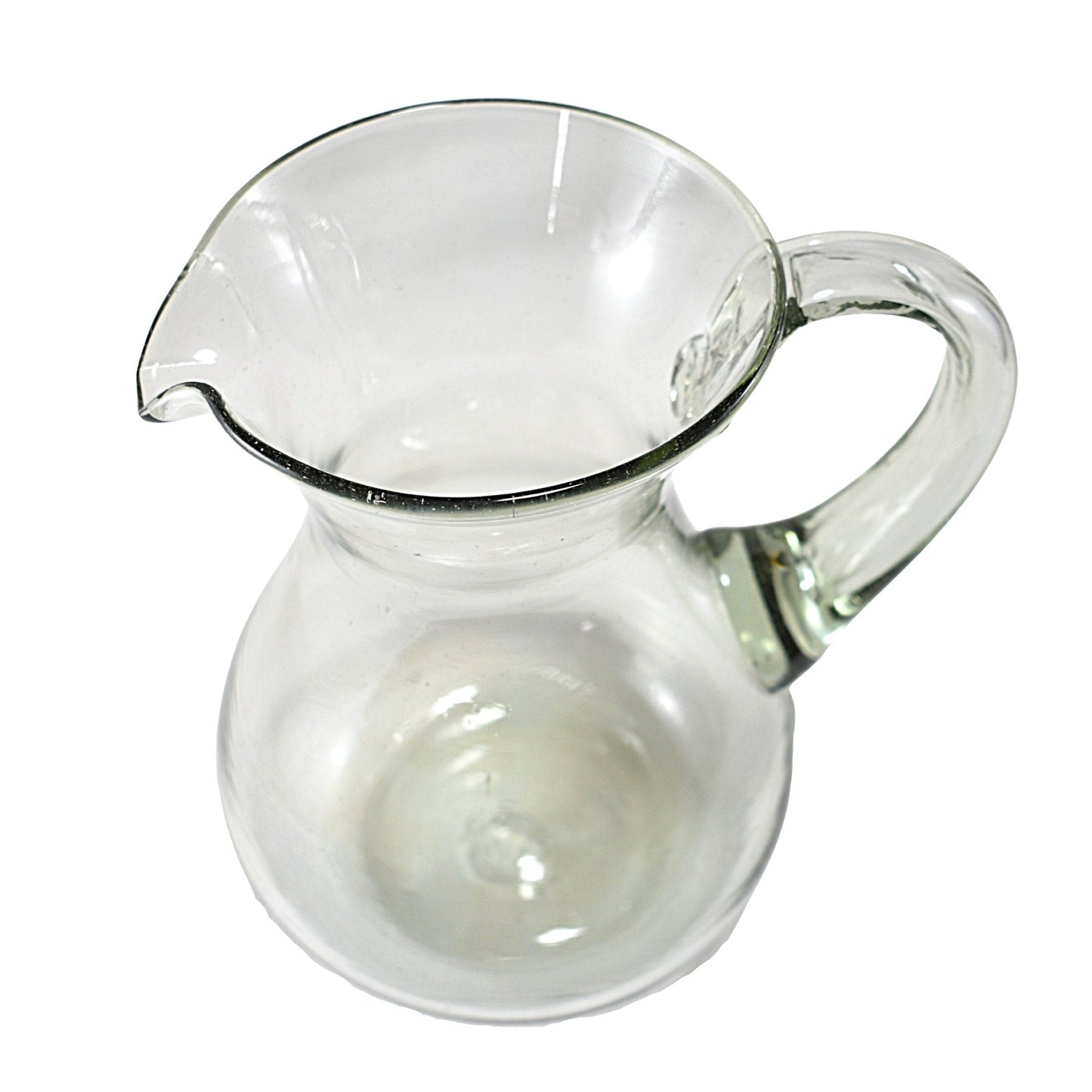 Jarra Pera para Agua de Vidrio Soplado Artesanalmente En México (Natural, 2 Litros) - MAREY -